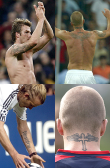 David Beckham, celebrity tattoo, tattoo