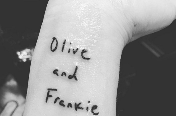 Drew Barrymore Tattoo