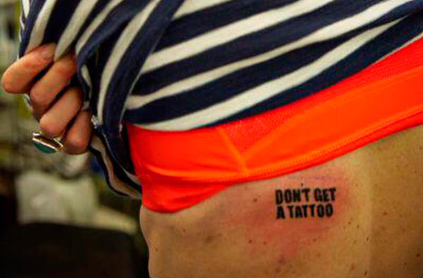Katie Hopkins gets a tattoo