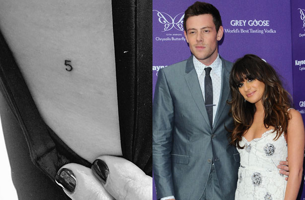Lea Michele tattoo