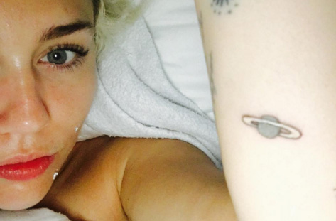 Miley Cyrus tattoo