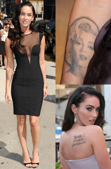 Megan Fox, celebrity tattoo, tattoo