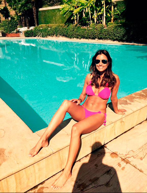 Mel Sykes in her bikini