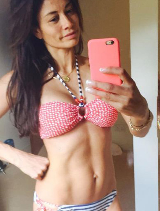 Melanie Sykes in a bikini