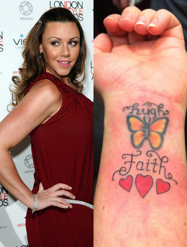 Michelle Heaton tattoo