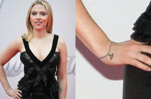 Scarlett Johansson tattoo picture