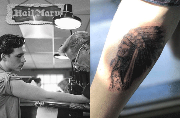 Brooklyn Beckham tattoo