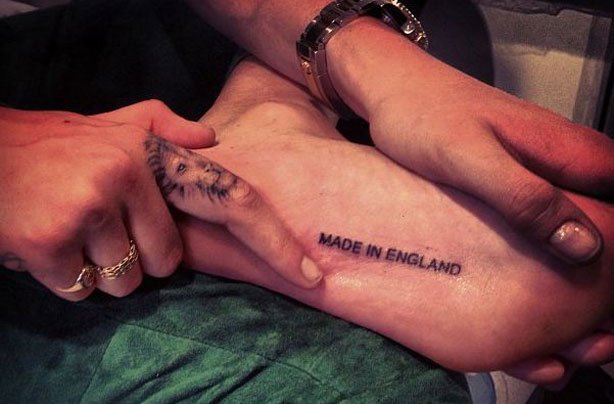 cara-delivengne made in england tattoo