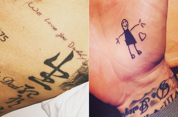 David Beckham tattoos