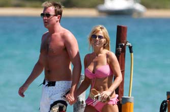 Geri Halliwell in a bikini