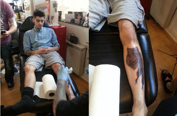 Zayn Malik celeb tattoos