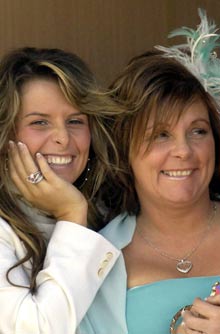 Coleen Rooney and Colette McLoughlin
