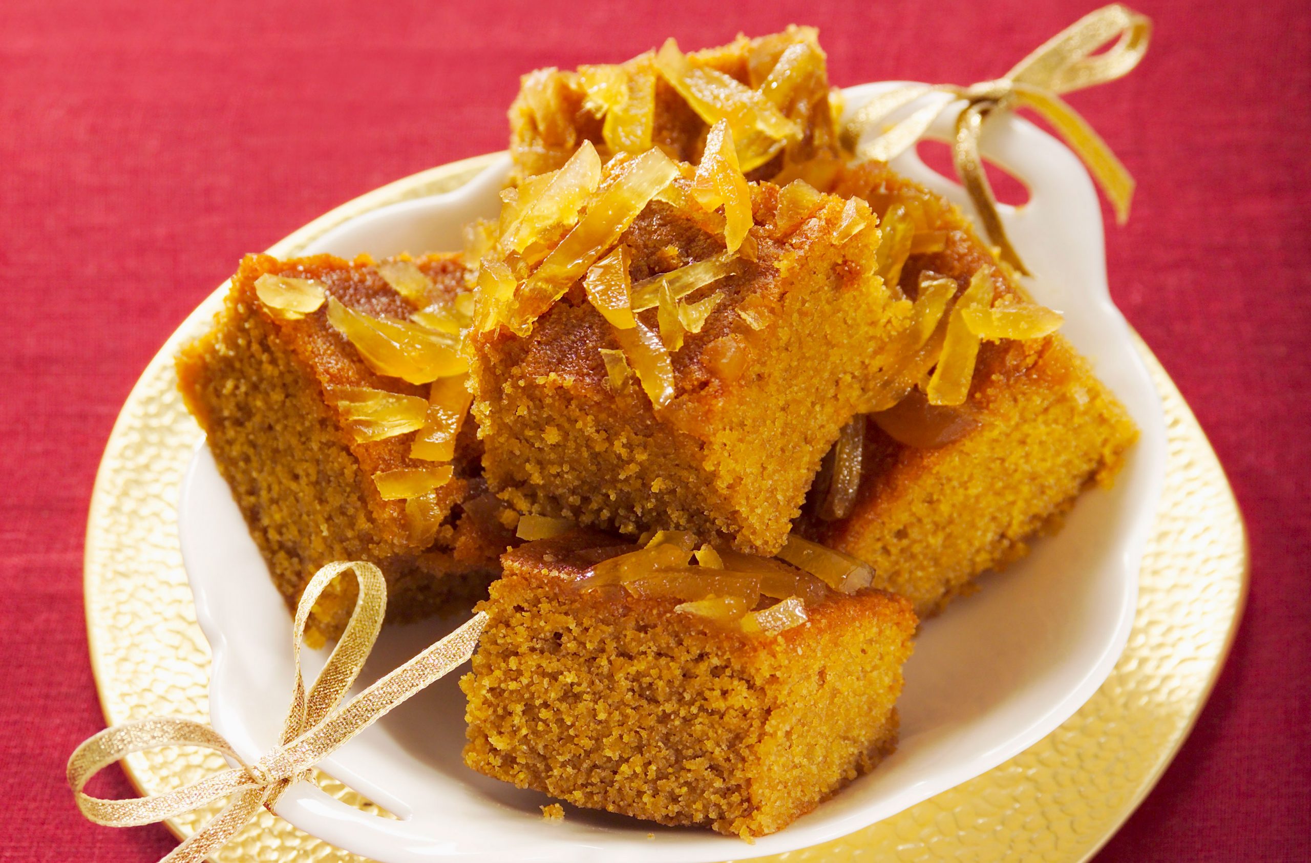 Ginger polenta cake