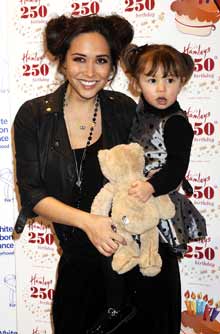Myleene and Ava Klass