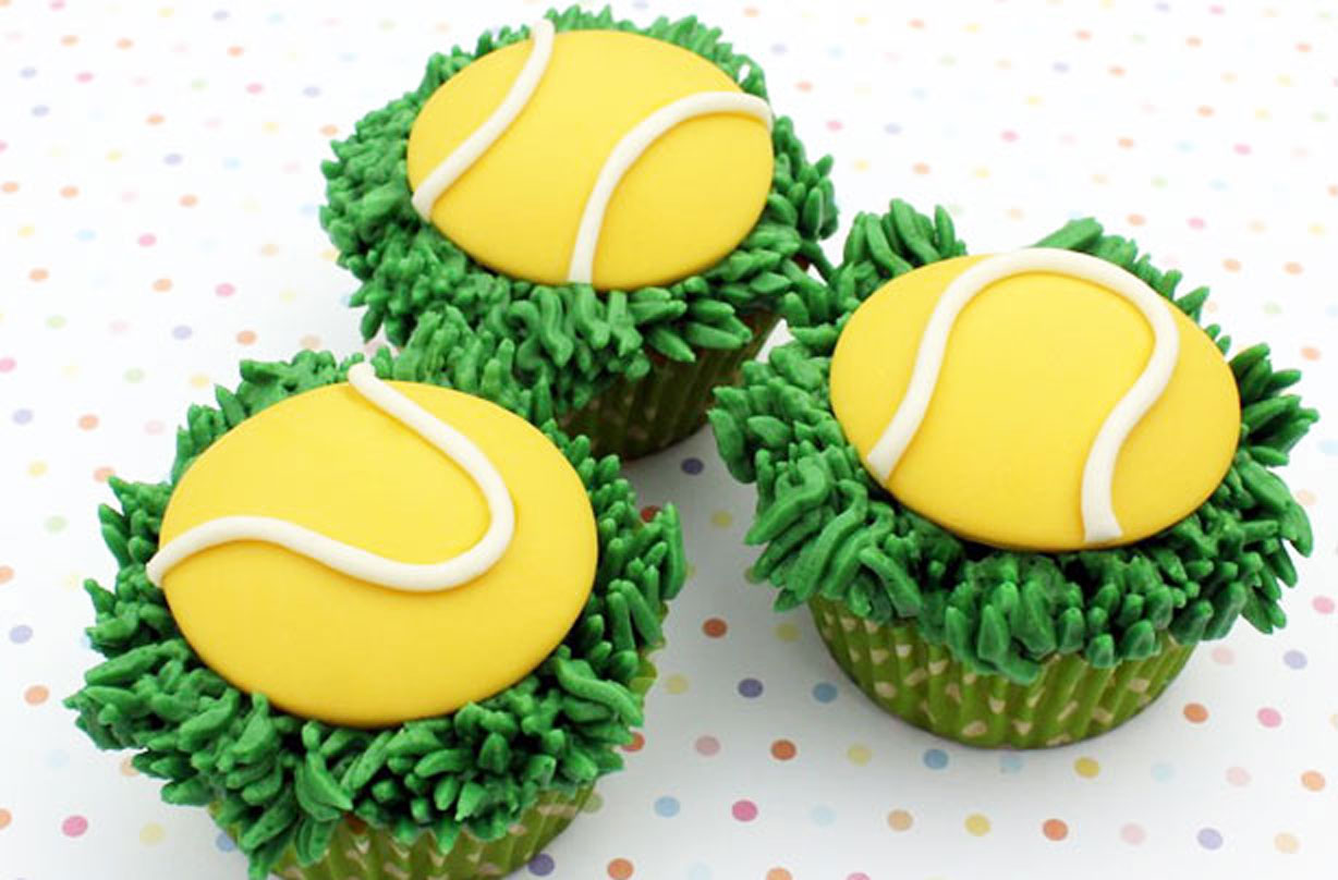 Tennis cupcakes