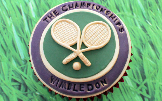 Wimbledon cupcakes