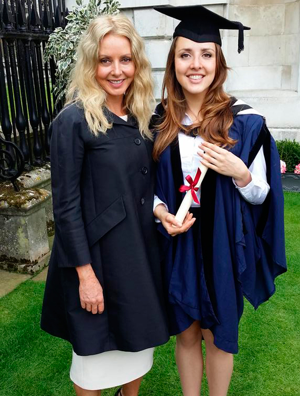 Carol Vorderman and her daughter Katie