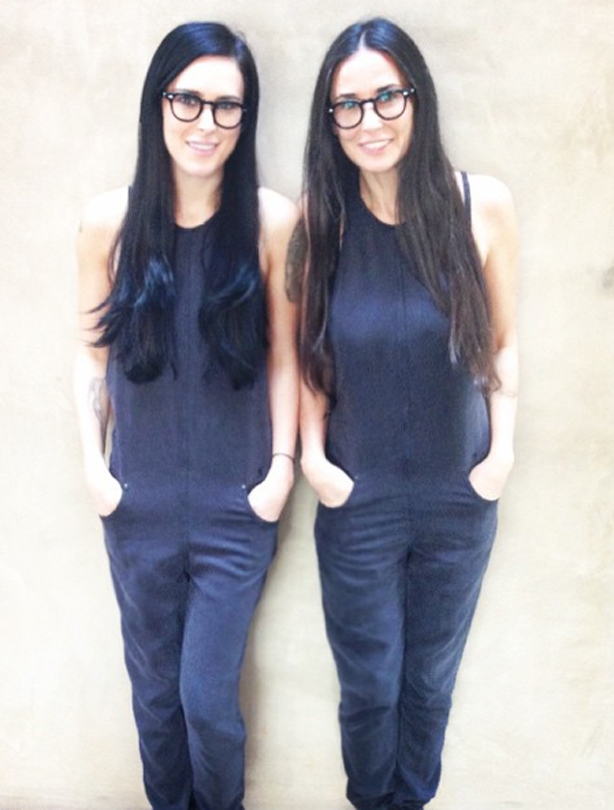 Demi Moore and Rumer Willis
