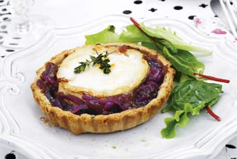 goats cheese tart