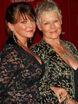 Judi Dench and Finty Williams