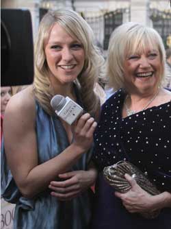 Chloe Madely and Judy Finnigan
