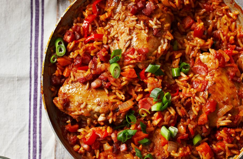 Baked chicken jambalaya