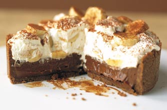 Chocolate banoffee pie