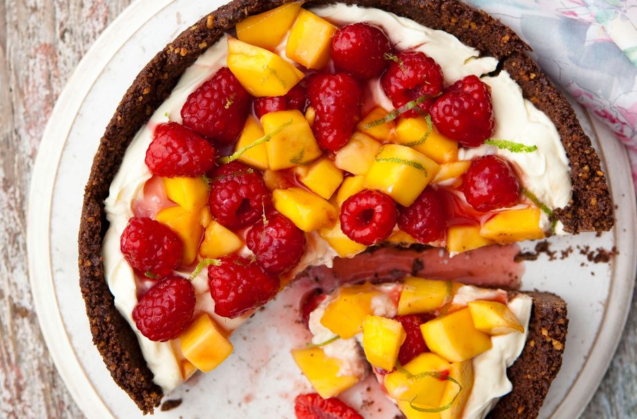 Chocolate crust mascarpone pudding