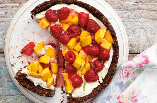 Chocolate crust mascarpone pudding