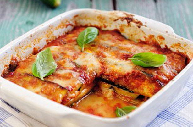Courgette lasagne