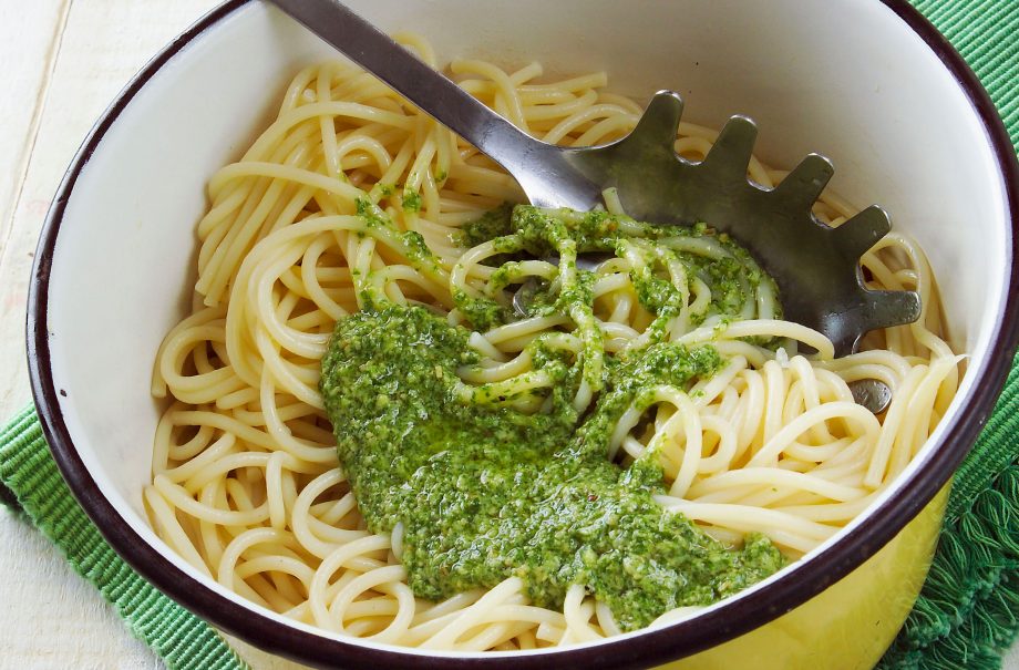 Give it a twist: Rocket pesto