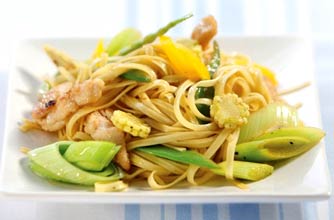 Honey lemon and ginger stir fry