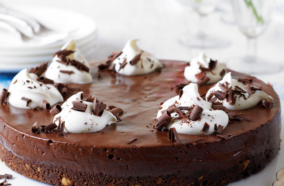 Irish cream chocolate torte