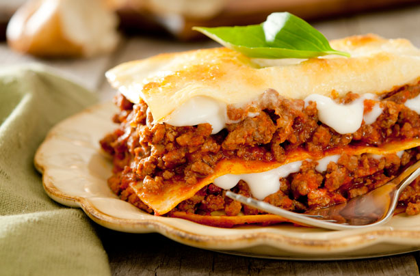 Italian three cheese lasagne
