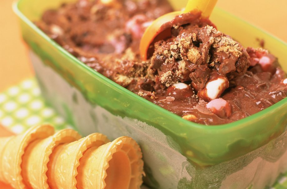Rocky road ice cream