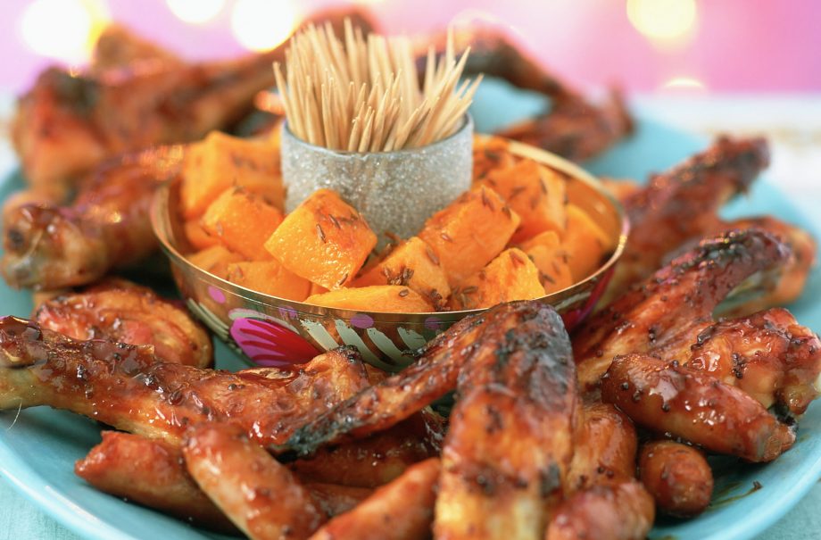 Sticky chicken