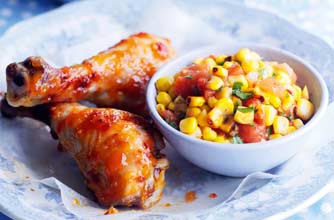 Essentials magazine, finger-lickin' chicken drummers
