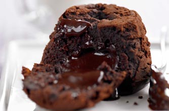 chocolate orange fondant puddings
