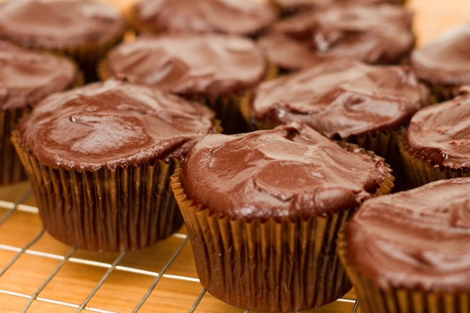 Chocolate mocha coconut muffins