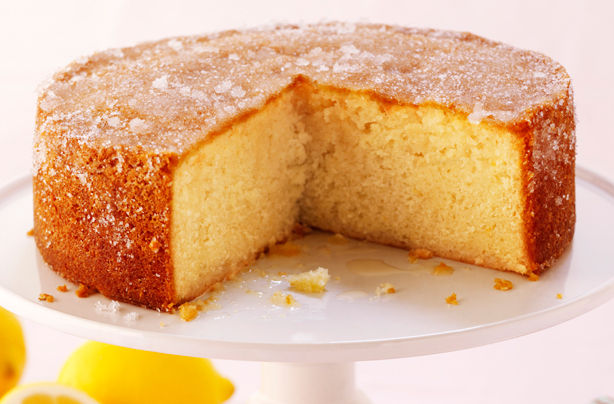 Elderflower and lemon drizzle cake