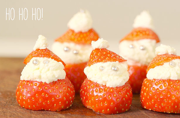 Strawberry Santas