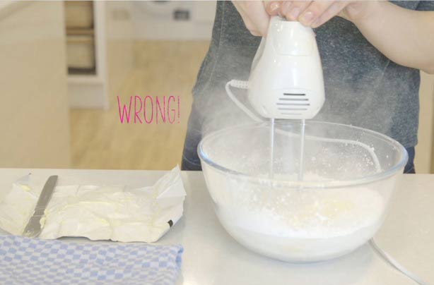Food hack: How to stop an electric hand whisk splattering