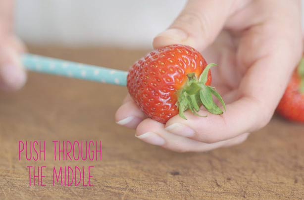 Food hack: How to hull strawberries with a straw