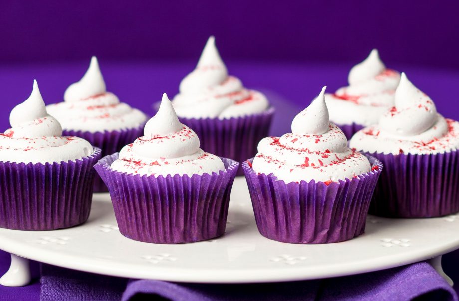 Lower-cal red velvet cupcakes