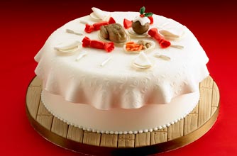 'Ready for dinner' Christmas cake recipe