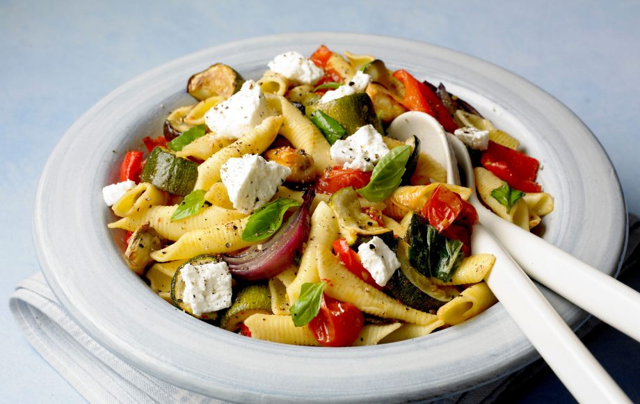 Roasted ratatouille pasta