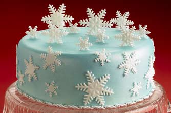 Snow time Christmas cake recipe