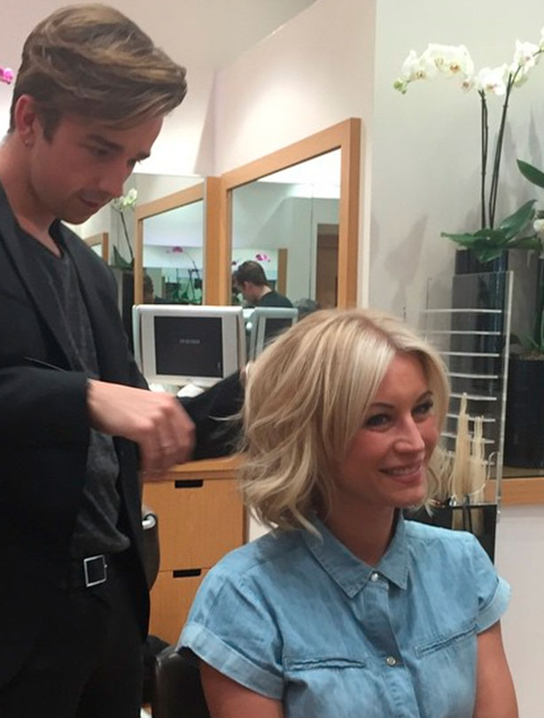 Denise Van Outen bob hairstyle