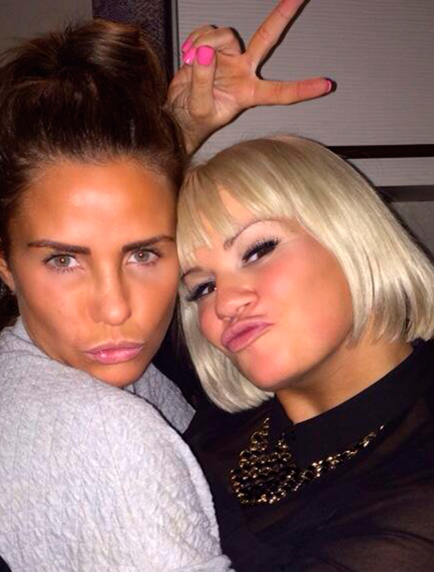 Kerry Katona and Katie Price