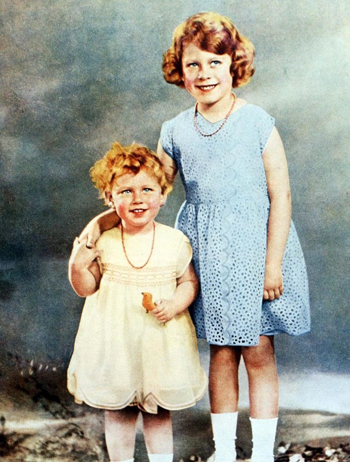 Princesses Margaret and Elizabeth
